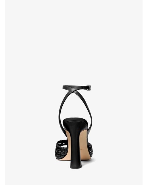 MICHAEL Michael Kors White Mk Rosie Woven Sandal