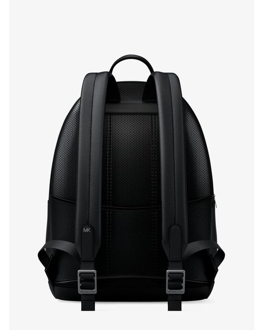Michael Kors Black Mk Jet Set Nylon Backpack for men