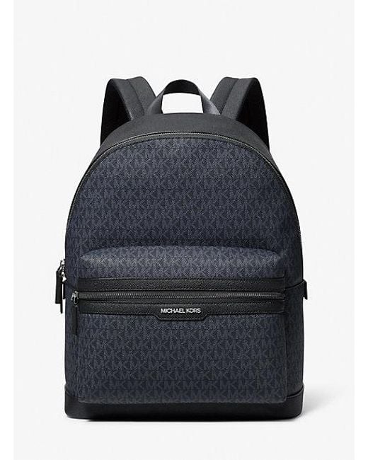Michael Kors Blue Cooper Signature Logo Backpack for men