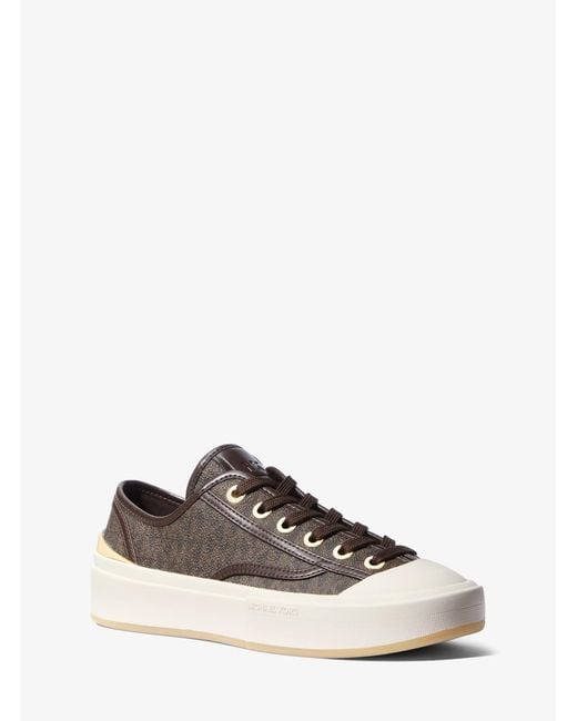 MICHAEL Michael Kors White Jude Signature Logo Sneaker