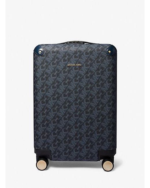 Michael Kors Blue Empire Signature Logo Suitcase
