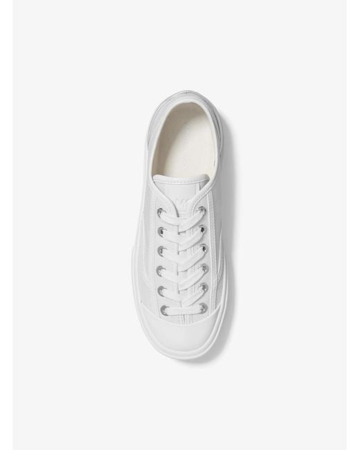 MICHAEL Michael Kors White Jude Canvas Sneaker