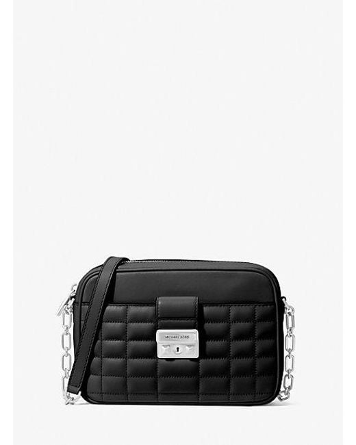 MICHAEL Michael Kors Mk Tribeca Quilted Leather Camera Bag in Black Lyst UK