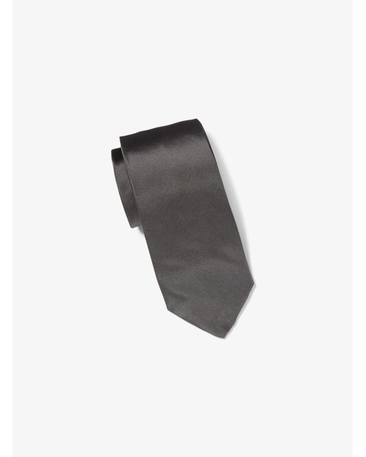 Michael Kors Gray Mk Silk Tie for men
