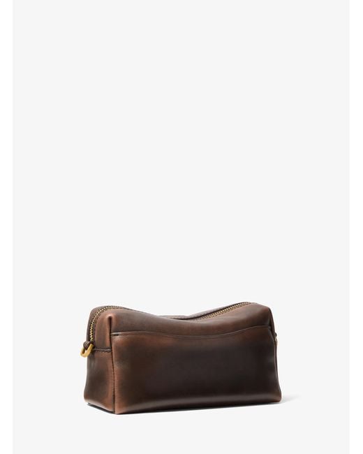 MICHAEL Michael Kors Brown Mk Bryant Small Leather Convertible Crossbody Bag