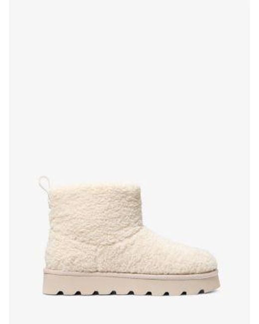 Michael Kors Natural Winnie Faux Shearling Boot