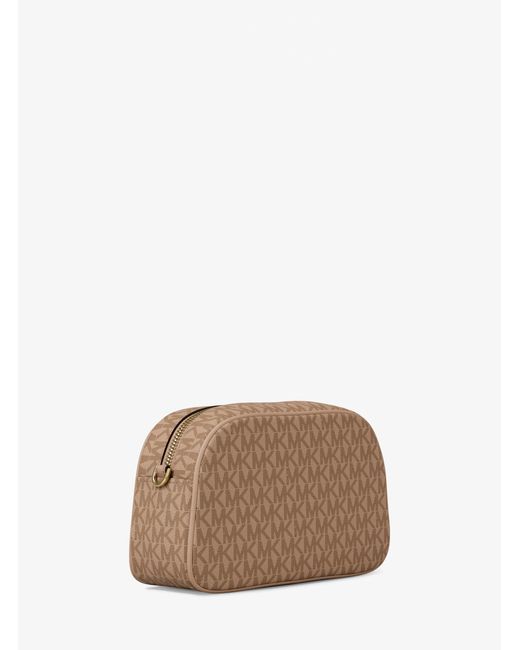 MICHAEL Michael Kors Natural Jet Set Small Signature Logo Camera Crossbody Bag