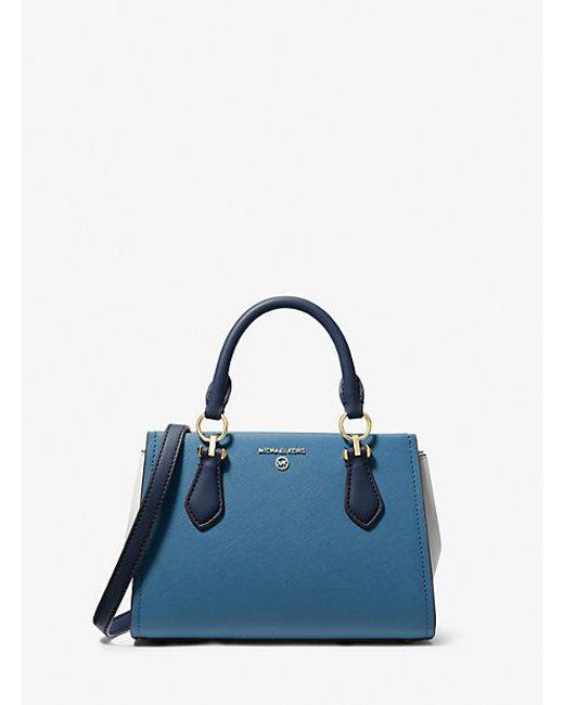 MICHAEL Michael Kors Marilyn Small Color-block Saffiano Leather 