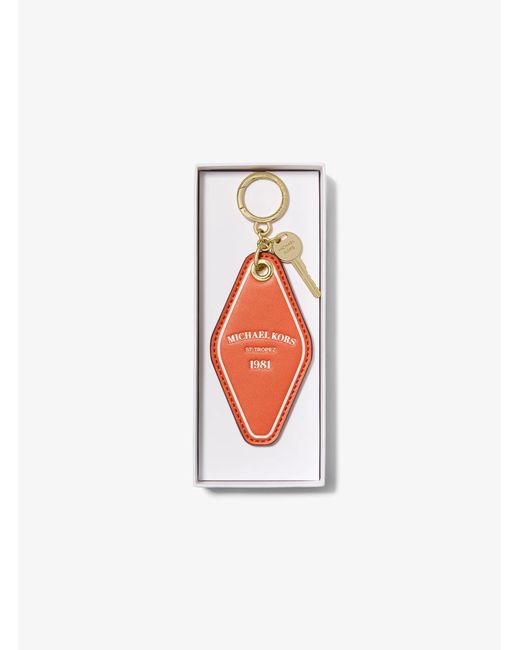 MICHAEL Michael Kors White Mk Hotel Key Bag Charm