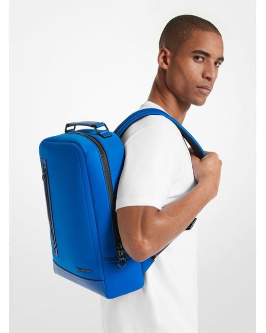 Michael Kors Blue Mk Brooklyn Scuba Backpack for men
