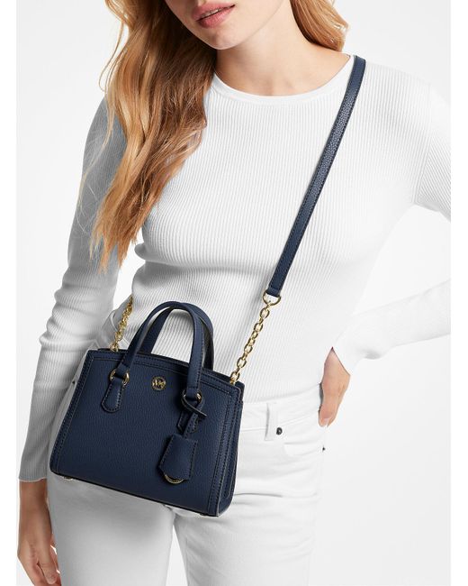 Mk Borsa Messenger Chantal Extra-Small di MICHAEL Michael Kors in Blue