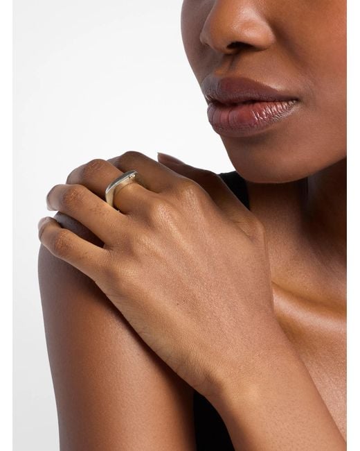 Michael Kors White Square Ring