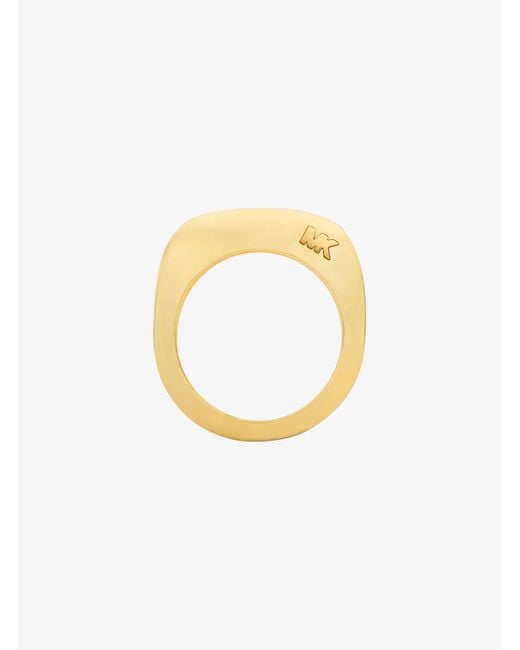 Michael Kors Metallic Square Ring
