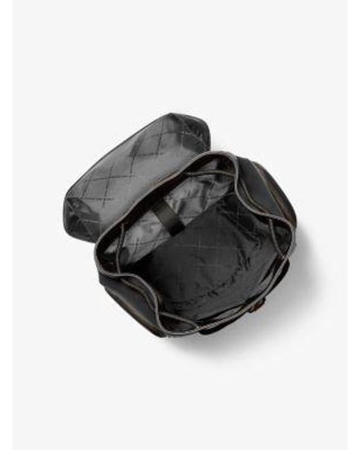 Michael Kors Black Cooper Pebbled Leather Backpack for men