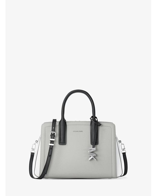 MICHAEL Michael Kors Multicolor Mk Laila Small Color-Block Leather Satchel