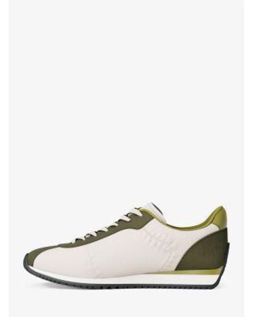 Michael Kors White Rhodes Mixed-Media Sneaker for men