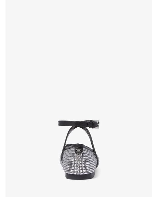 MICHAEL Michael Kors White Ballet Flats 'Collette'
