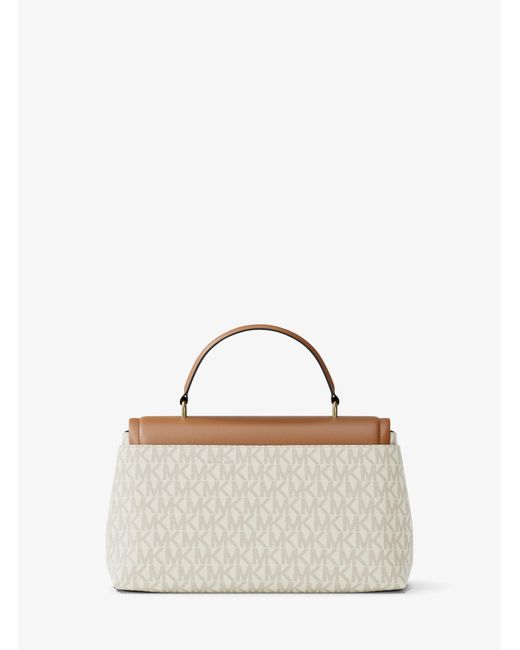 MICHAEL Michael Kors Natural Mk Tribeca Extra-Small Signature Logo Satchel