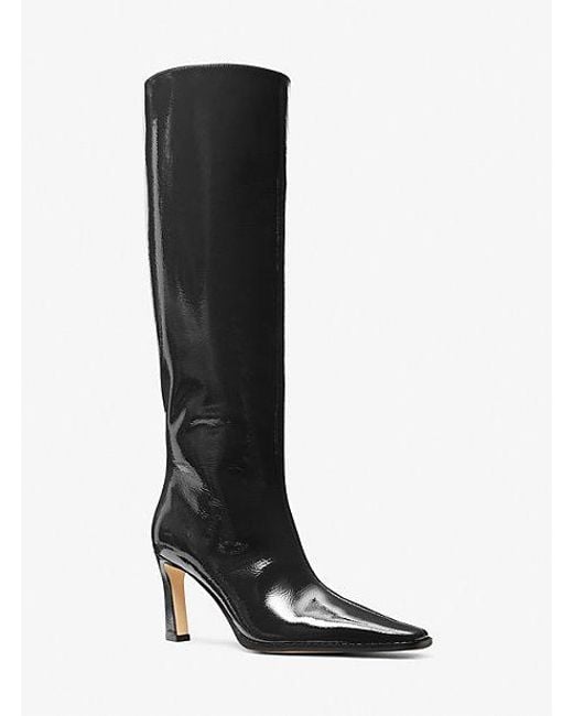 MICHAEL Michael Kors Black Darrah Patent Leather Boot