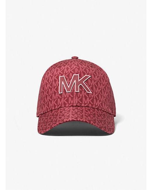 Michael Kors Signature Logo Baseball Hat in Red for Men | Lyst display picture 1