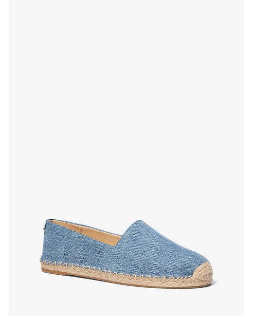 MICHAEL Michael Kors Blue Mk Kenzie Denim Espadrille