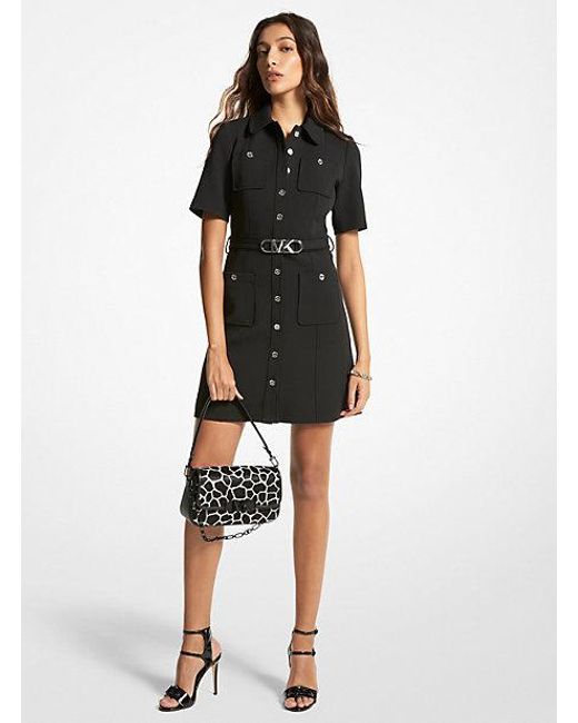 Michael kors red and black dress deals