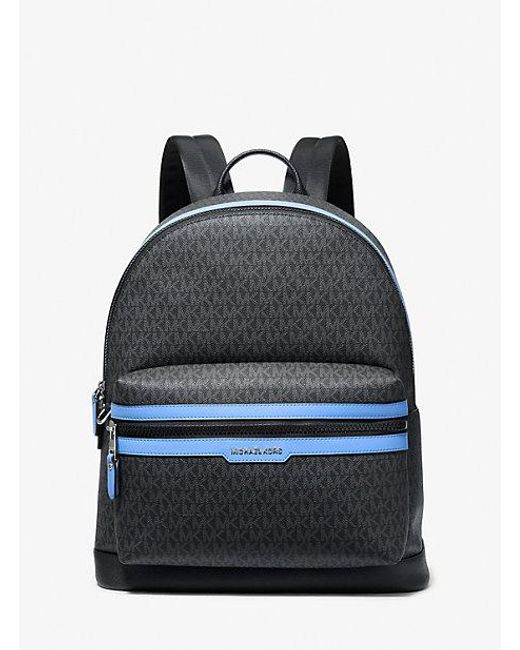 Michael Kors Blue Mk Hudson Empire Monogram Backpack for men