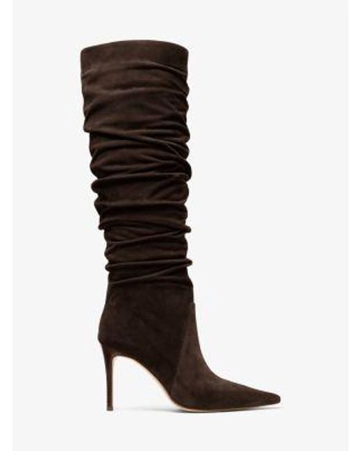 Mk Botte Dawn En Cuir MICHAEL Michael Kors en coloris Brown