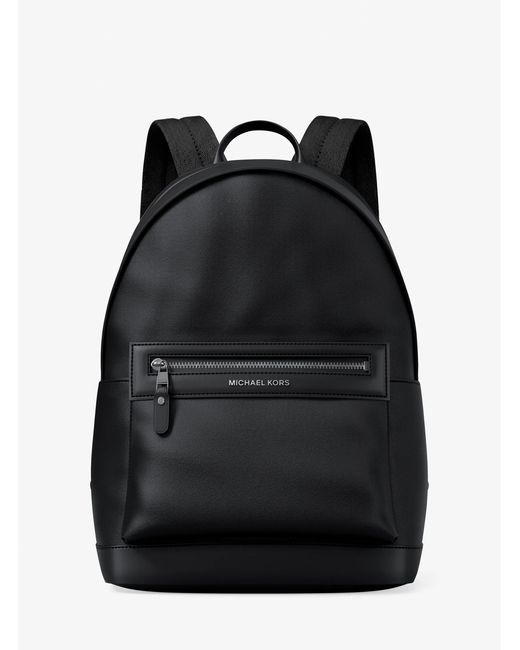 Michael Kors Black Mk Jet Set Nylon Backpack for men