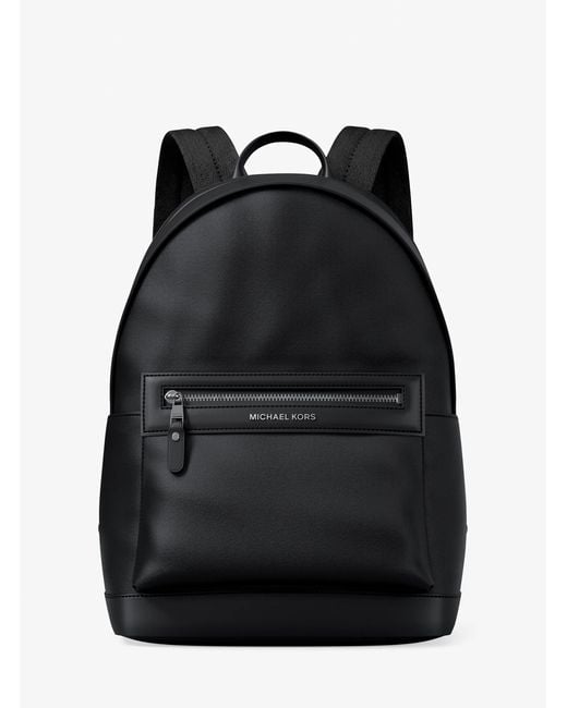 Michael Kors Black Mk Jet Set Nylon Backpack for men