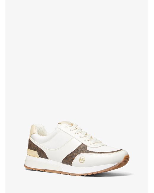 Michael Kors Outlet White Mk Andi Trainer