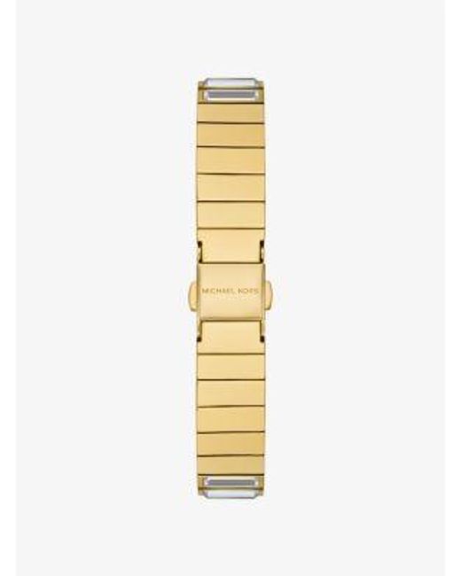 Michael Kors Metallic Limited-Edition Mini Darrington Pavé Bezel-Tone Watch