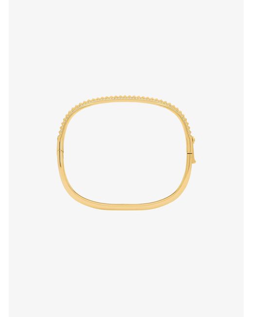 Michael Kors Metallic Pavé-Tone Brass Bracelet