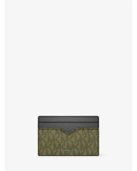 Mktarjetero Hudson Con Logotipo Michael Kors de hombre de color Green