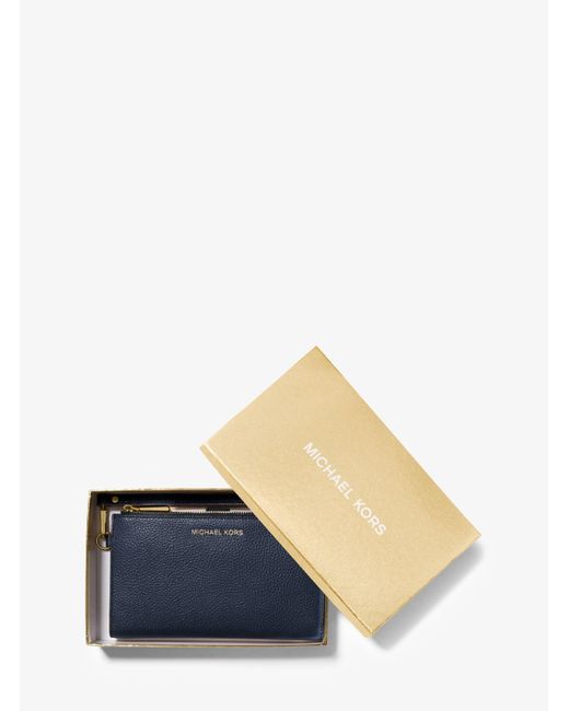 MICHAEL Michael Kors Blue Adele Leather Smartphone Wallet