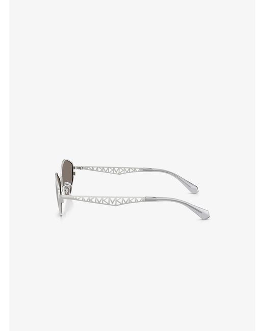 Michael Kors White Mk Coast Sunglasses