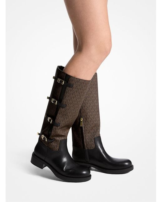 Mkbota Darrington De Piel Con Logotipo MICHAEL Michael Kors de color Black