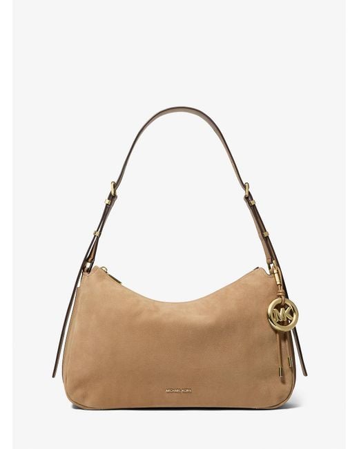 Mk Sac Porté Épaule Convertible Nolita De Taille Moyenne En Nubuck Michael Kors en coloris Natural