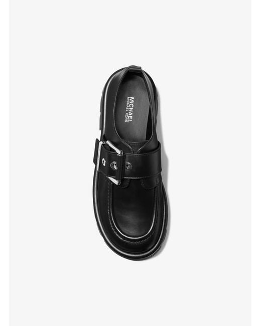 MICHAEL Michael Kors Black Colby Leather Loafer
