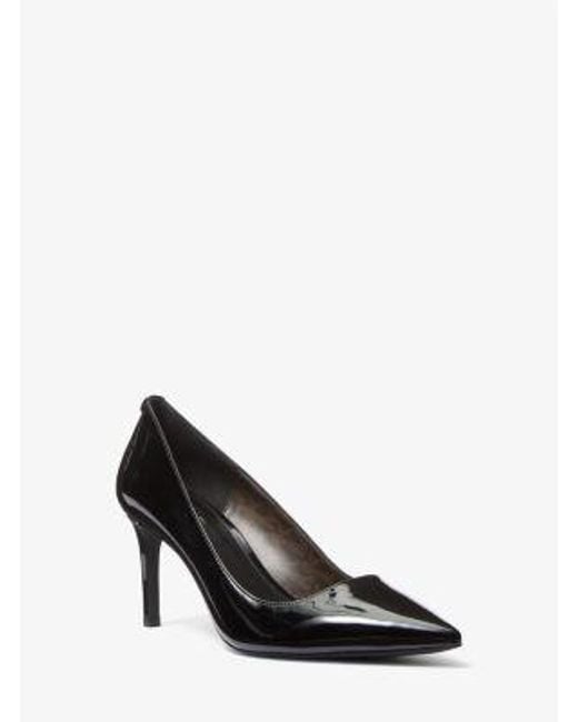 Michael Kors Black Alina Flex Patent Pump
