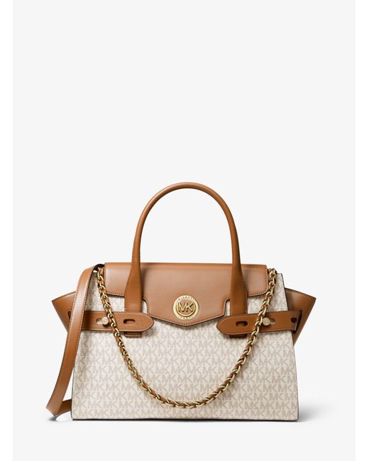 michael kors carmen large belted tote