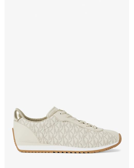 MICHAEL Michael Kors White Mk Rhodes Signature Logo Trainer for men