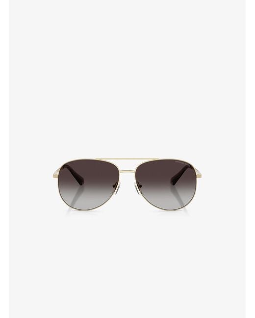 Michael Kors Metallic Mk Perledo Sunglasses