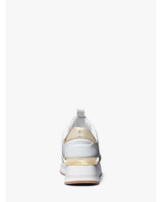 MICHAEL Michael Kors White Raina Trainer