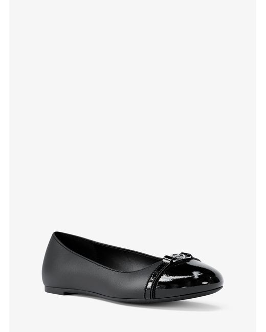 MICHAEL Michael Kors White Mk Mandy Leather Moccasin