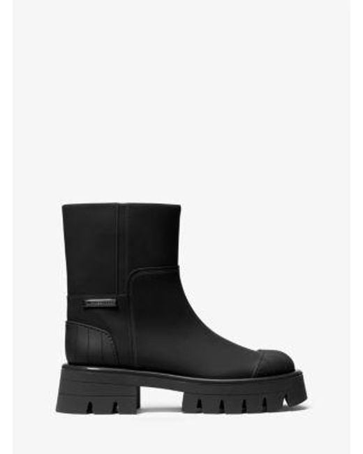 Michael Kors Black Sydra Rubber Boot