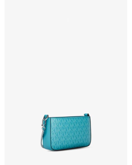 MICHAEL Michael Kors Blue Mk Bryant Small Signature Logo Convertible Pochette