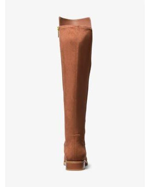 Michael Kors Brown Britt Riding Boot