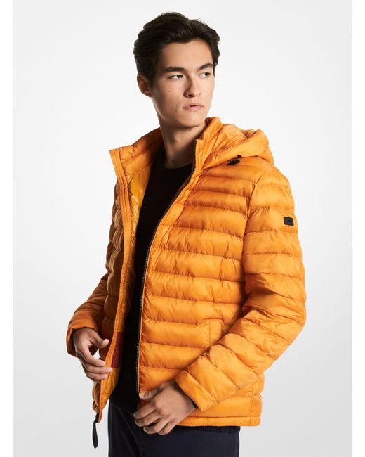 michael kors jacket orange