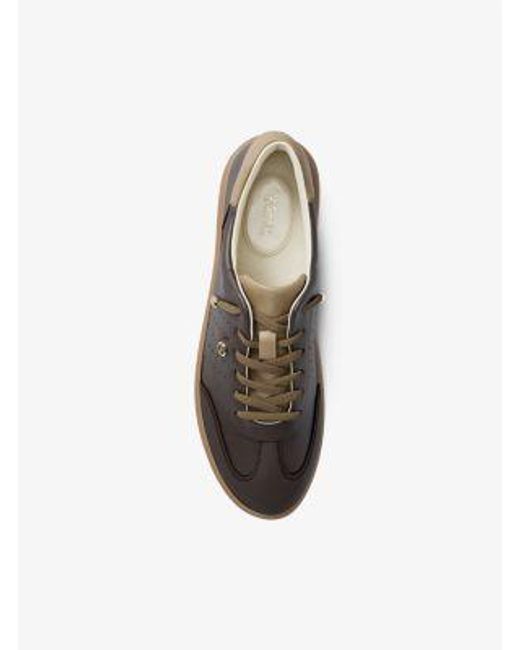Mk Basket Scotty En Cuir Travaillé MICHAEL Michael Kors en coloris Brown